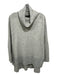 Saks Fifth Ave Size S Gray & Black Cashmere Ribbed Detail Turtleneck Sweater Gray & Black / S