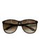 Gucci Brown Acetate Gradient Lens Tortoise Shell Square Sunglasses Brown