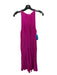 Ramy Brook Size M Bright Pink Polyester Round Neck Sleeveless Keyhole Back Dress Bright Pink / M