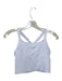 Alo Size Est S White Built in bra Ribbed Cropped Athletic Top White / Est S