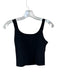 Daily Drills Size S Black Nylon Blend Built in bra Cropped Athletic Top Black / S