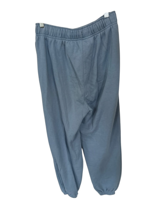 Alo Size S Slate Blue Cotton Blend Drawstring High Waist Jogger Athletic Pants Slate Blue / S