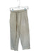 Daily Drills Size XS/S Butter Yellow Cotton Drawstring Wide Leg Cropped Pants Butter Yellow / XS/S