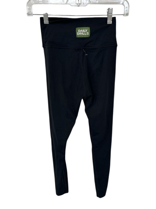 Daily Drills Size S Black High Waist Athletic Leggings Black / S