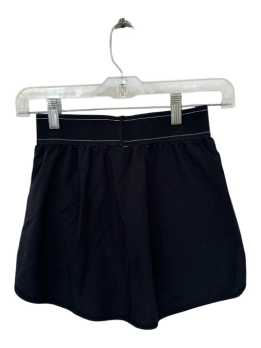 Alo Size XS Black & White Polyester Blend Waist Band Mini Athletic Skort Black & White / XS