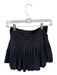 Goldhinge Size S Black Waist Band Pleated Athletic Skort Black / S