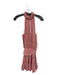 Ramy Brook Size Est S Pink Polyester Sleeveless Accordion Dress Pink / Est S