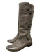 Frye Shoe Size 10 Gray Leather Buckles Flat Knee High Boots Gray / 10