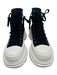 Alexander McQueen Shoe Size 38.5 Black & White Canvas Platform lace up Sneakers Black & White / 38.5