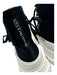 Alexander McQueen Shoe Size 38.5 Black & White Canvas Platform lace up Sneakers Black & White / 38.5