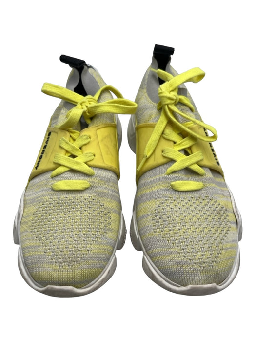 Givenchy Shoe Size 38 Yellow & White Synthetic Lace Up Sock Sneaker Sneakers Yellow & White / 38