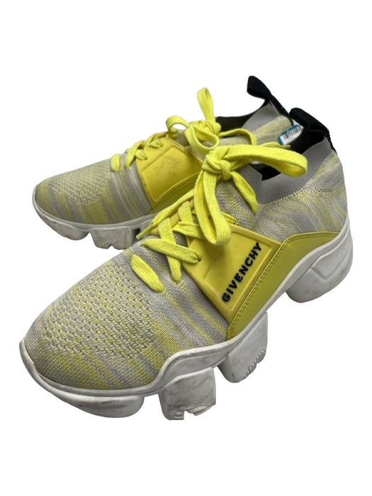 Givenchy Shoe Size 38 Yellow & White Synthetic Lace Up Sock Sneaker Sneakers Yellow & White / 38