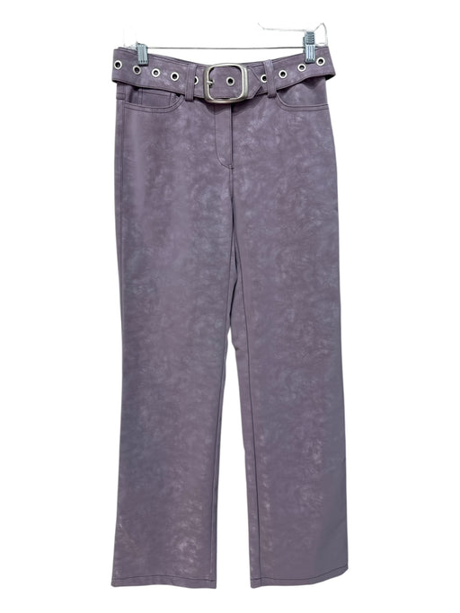 I.AM.GIA Size XS Dusty Purple PU Leather Blend High Rise Solid Pants Dusty Purple / XS
