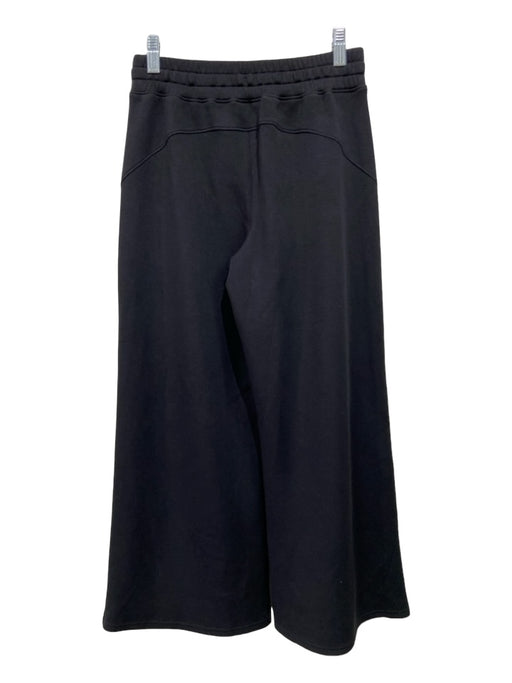 Spanx Size XS Black Elastic Drawstring Waist Wide Leg Crop Pants Black / XS