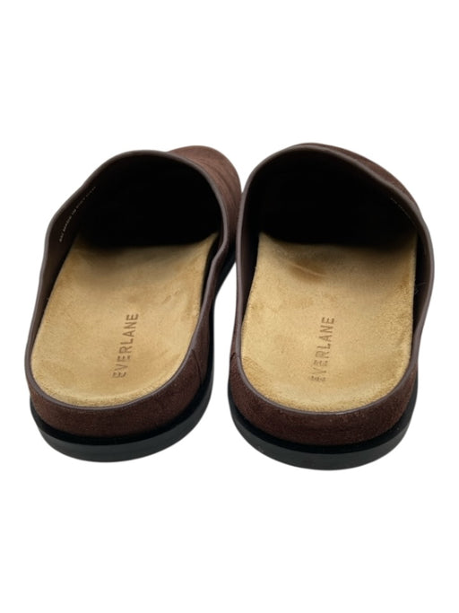 Everlane Shoe Size 6 Dark Brown Leather Suede Mules Clogs Dark Brown / 6