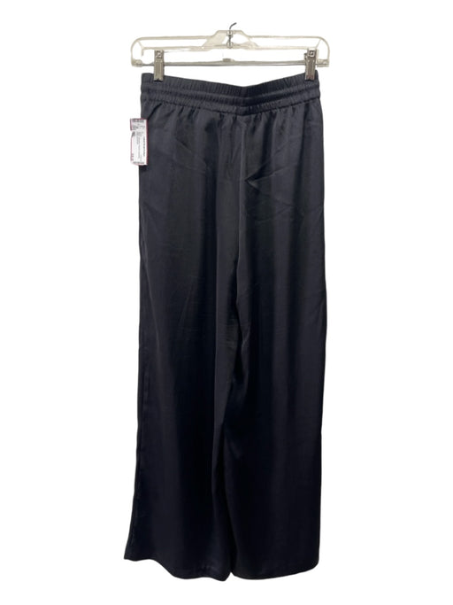 H&M Size XS Black Polyester Pockets Drawstring Waist Pants Black / XS