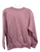 Uniqlo Size XS Light Pink Cotton & Polyester Crew Neck Sweatshirt Light Pink / XS