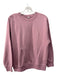 Uniqlo Size XS Light Pink Cotton & Polyester Crew Neck Sweatshirt Light Pink / XS