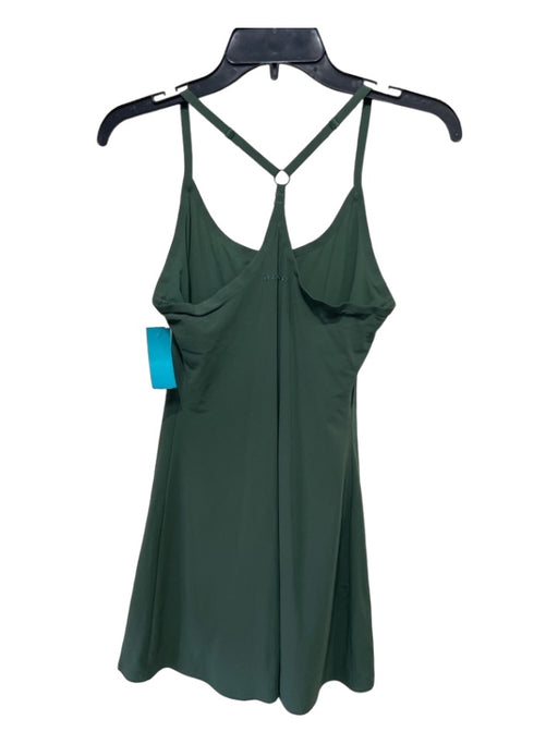 Outdoor Voices Size XS Forrest Green Nylon Blend Spaghetti Strap Mini Dress Forrest Green / XS