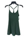 Outdoor Voices Size XS Forrest Green Nylon Blend Spaghetti Strap Mini Dress Forrest Green / XS