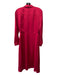 Lauren Ralph Lauren Size 00 Red Polyester Blend Surplice Long Sleeve Dress Red / 00