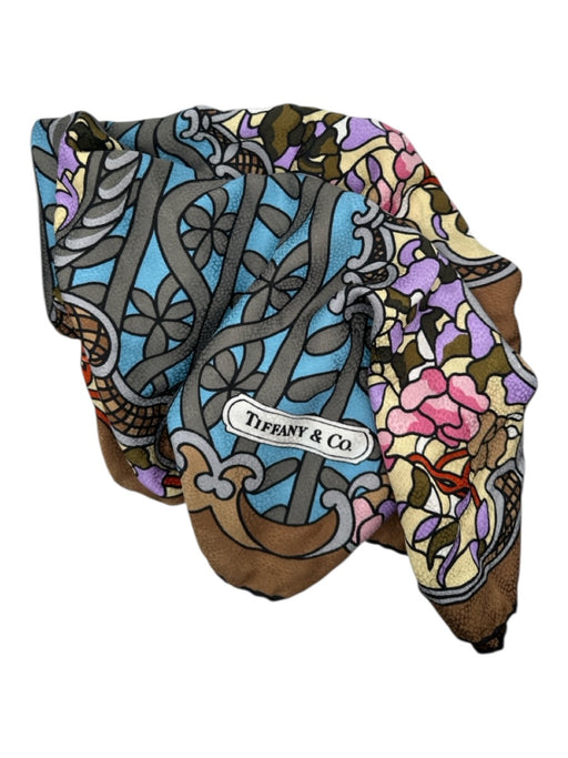 Tiffany & Co. Multi Silk Stained Glass scarf Multi / M