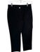 St. John Size 2 Black & Gold Cotton Blend Mid Rise Bootcut Stretch Jeans Black & Gold / 2