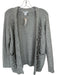 Cupcakes & Cashmere Size XS Gray Acrylic Long Sleeve Cable Knit Pom Pom Sweater Gray / XS
