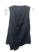 Robert Rodriguez Size 2 Black Cotton V Neck Ruffle Detail Sleeveless Top Black / 2