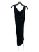 Roberto Cavalli Size S Black Off Shoulder Cowl Neck Fitted Maxi Dress Black / S