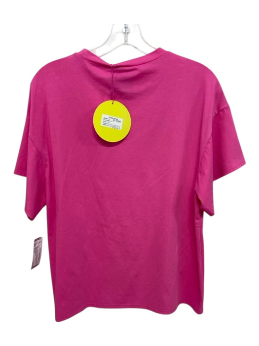 Alden Adair Size Est S Hot pink Cotton Blend T Shirt Mushroom Eye Sun Top Hot pink / Est S