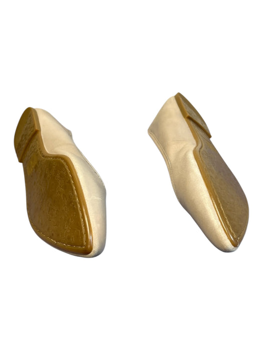 Frye Shoe Size 8.5 Light Gray Leather Pointed Toe Flat Slip On Shoes Light Gray / 8.5