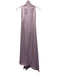 Amsale Size 6 Lilac Polyester Halter High Neck Zip Close Satin Dress Lilac / 6