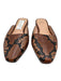 J Crew Shoe Size 8.5 Brown Multi Leather Slip On Snake Embossed Flats Shoes Brown Multi / 8.5