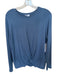 Tribal Jeans Size M Slate Rayon & Spandex Long Sleeve faux knot Crew Neck Top Slate / M