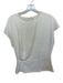OGL Size M White viscose, nylon & spandex Cap Sleeve Tucked\ Top White / M