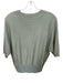 Tory Burch Size S Seafoam Green Merino Wool Half Sleeve Ribbed Cinched Sweater Seafoam Green / S