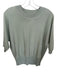 Tory Burch Size S Seafoam Green Merino Wool Half Sleeve Ribbed Cinched Sweater Seafoam Green / S