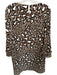 Jade Size M Brown & Black Polyester Cheetah Long Sleeve Button Back Midi Dress Brown & Black / M