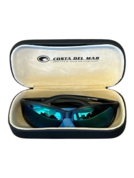 Costa del Mar Black & Blue Plastic Mirrored Sunglasses Black & Blue