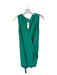 Diane Von Furstenberg Size Est S Green Lace Sleeveless Side Tie Dress Green / Est S