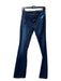 Miss Me Size 28 Dark Wash & Black lisleyearn Boot Cut seam detail 5 Pocket Jeans Dark Wash & Black / 28