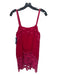 Johnny Was Size M Magenta Pink Cupra Rayon Sleeveless Crochet Lace Top Magenta Pink / M