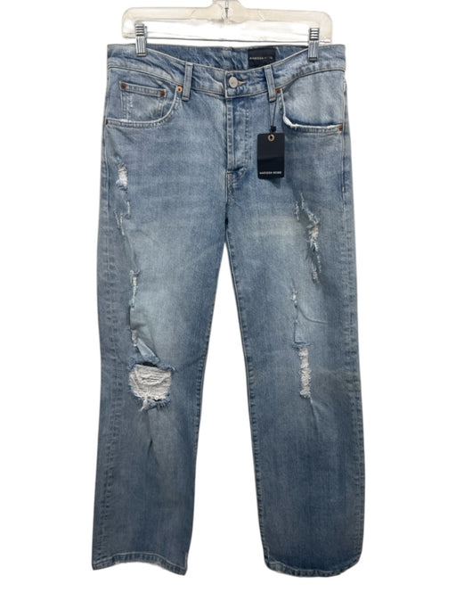 Marissa Webb Size 27 Light Wash Cotton Blend Denim Distressed Button Fly Jeans Light Wash / 27