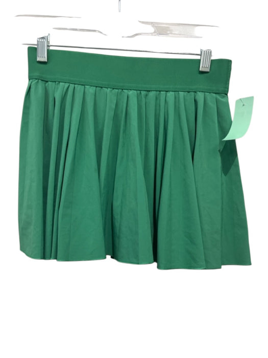 TnAction Size S Green Synthetic Elastic Waist Athletic Shorts Green / S