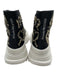 Alexander McQueen Shoe Size 6 Black & White Canvas Lug Sole Lace Up Sneakers Black & White / 6