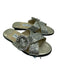 Jimmy Choo Shoe Size 35 Silver & Gold Leather Sequins Buckle Detail Sandals Silver & Gold / 35