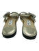 Jimmy Choo Shoe Size 35 Silver & Gold Leather Sequins Buckle Detail Sandals Silver & Gold / 35