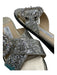 Jimmy Choo Shoe Size 35 Silver & Gold Leather Sequins Buckle Detail Sandals Silver & Gold / 35