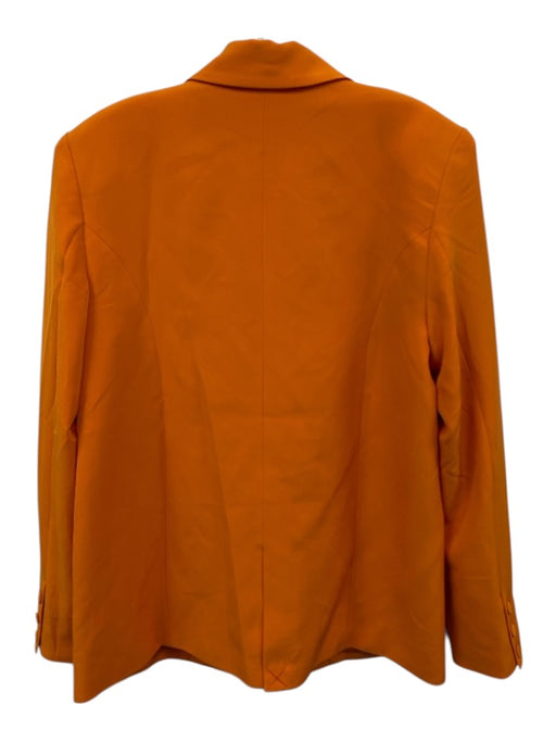 Camila Coelho Size Small Orange Polyester Blend High Rise Pleated Short Set Orange / Small